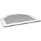 Ekena Millwork Octagonal Top Surface Mount PVC Gable Vent: Functional, w/ 3-1/2"W x 1"P Standard Frame, 38"W x 32"H GVPOT38X3201SF - alternate 4